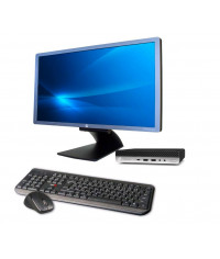   PC zostava HP EliteDesk 800G3+E241i+Kláv.a myška Intel®Quad Core™i5-6500T@3.6GHz|8GB RAM|256GB SSD|Windows 10/11 PRO
